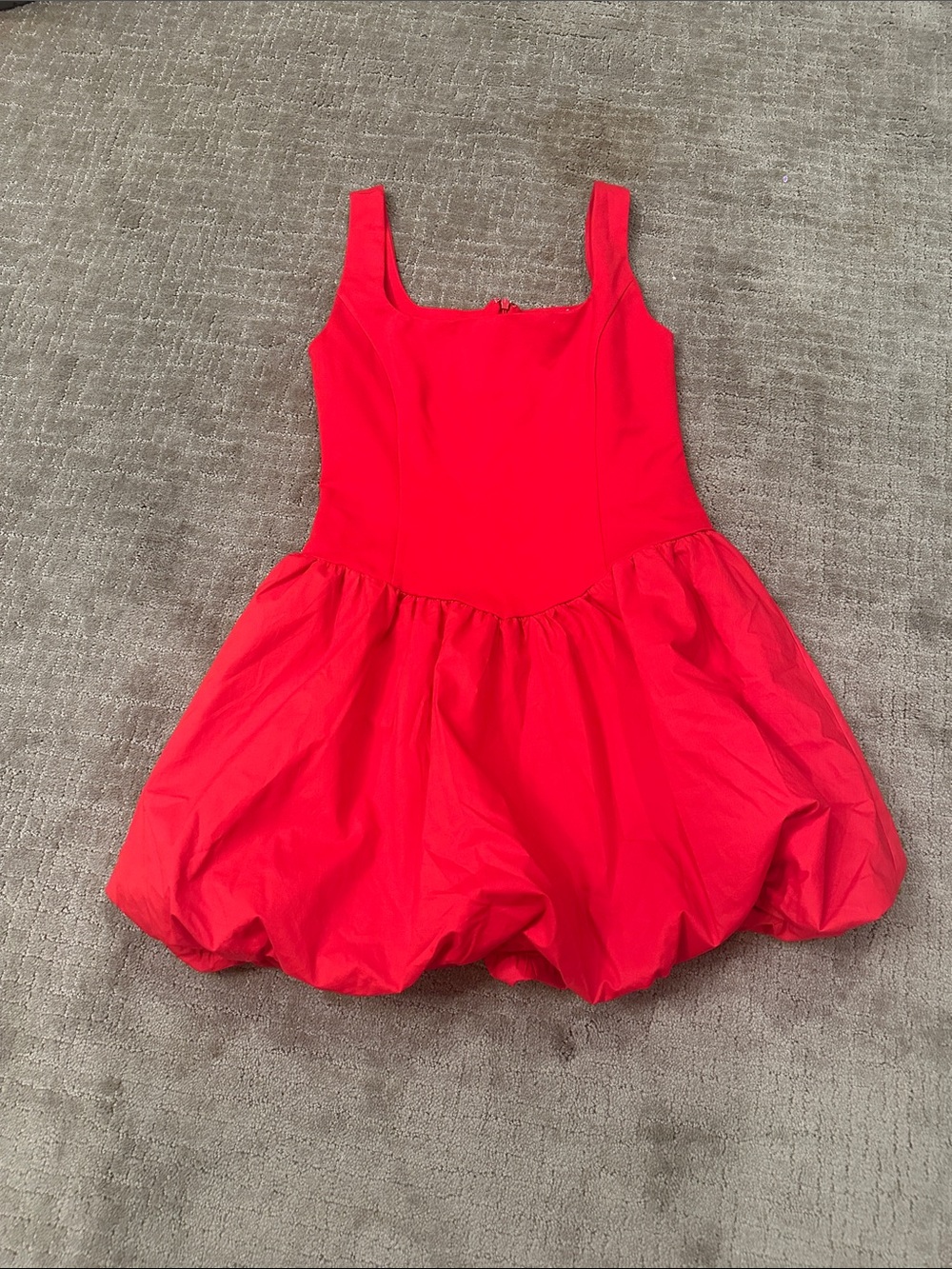 Skies Are Blue Red Dress sleeveless Bubble Skirt women’s medium